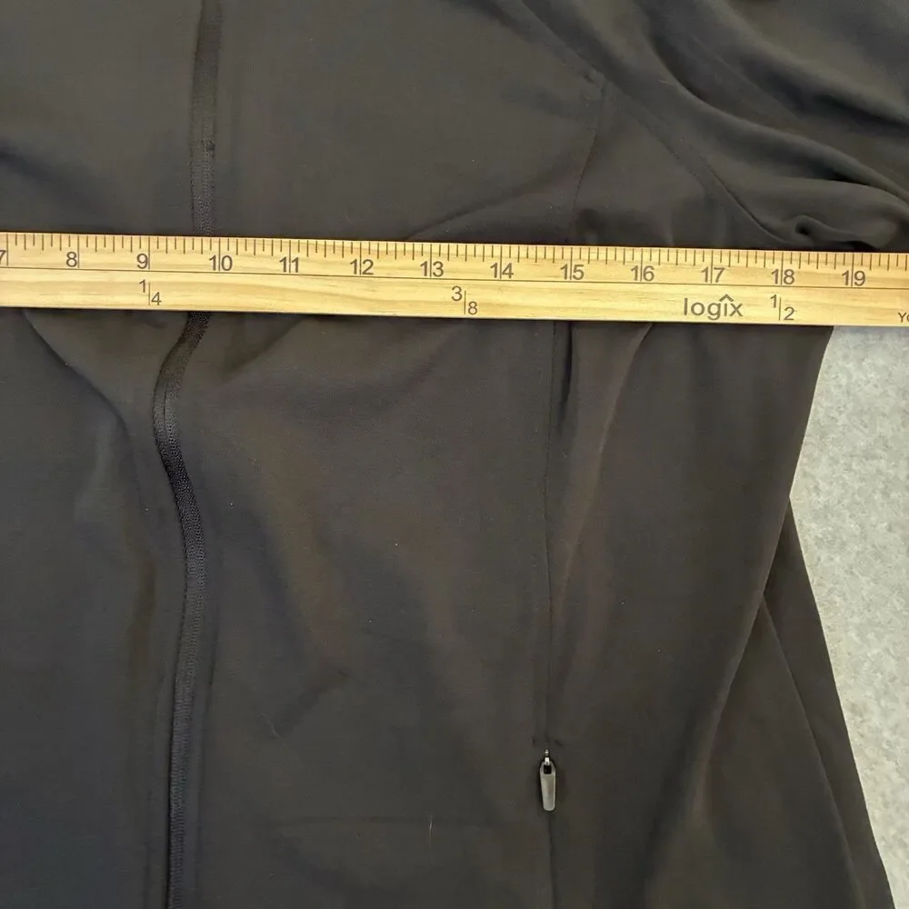 Women’s Avia SoftSculpt Jacket Large Black Full Zip Stretch Athletic Activewear - Picture 4 of 6